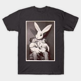 Evil Easter Bunny with twins T-Shirt